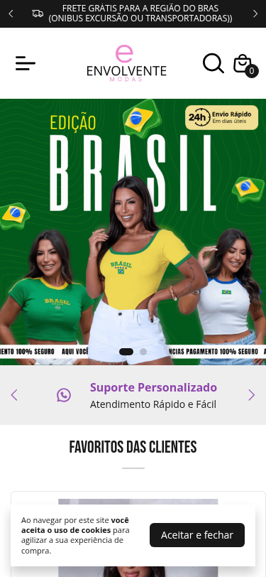 Mobile preview - Envolvente Modas